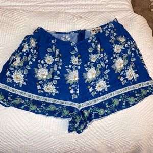 Show Me Your Mumu floral flounce shorts